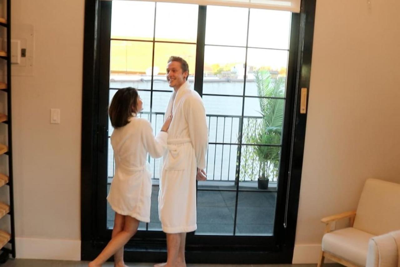 Apartamento Nyc Skyline Views, Sauna & Rooftop - Romantic Escape At 